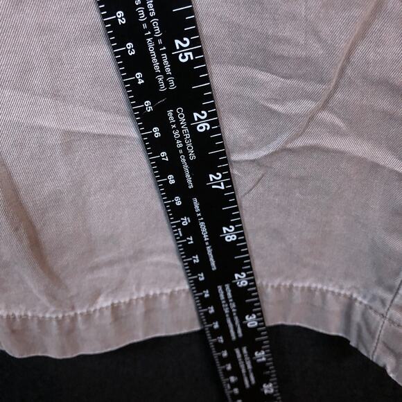 Banana Republic Mens Pants Gray Gavin Chino Straight 100% Cotton 33x32 - Picture 9 of 13